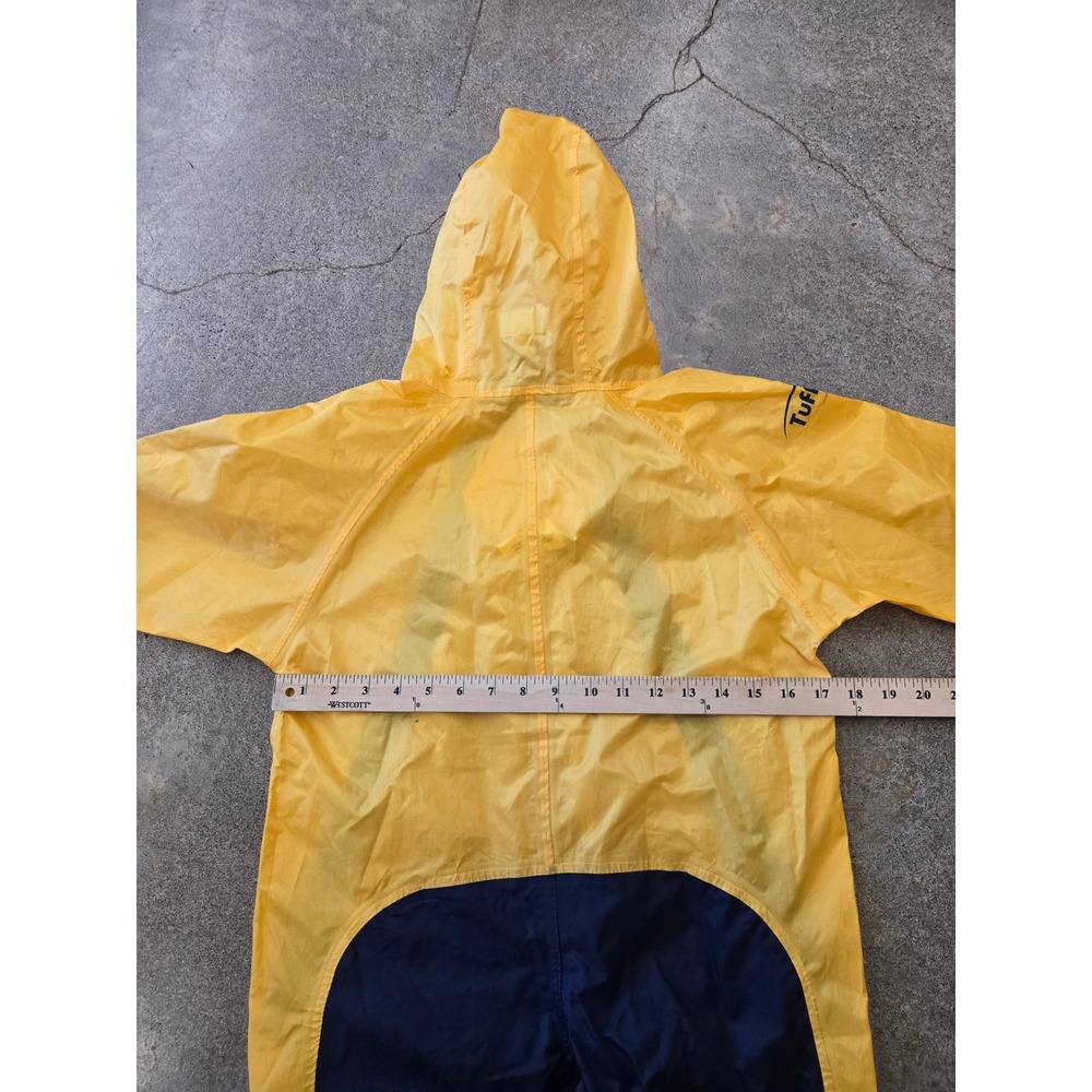 Tuffo Muddy Buddy Yellow Waterproof Hooded Rain Suit 4T - Picture 7 of 7